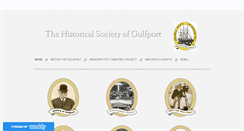 Desktop Screenshot of historicalsocietyofgulfport.org