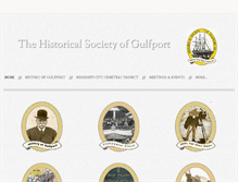Tablet Screenshot of historicalsocietyofgulfport.org